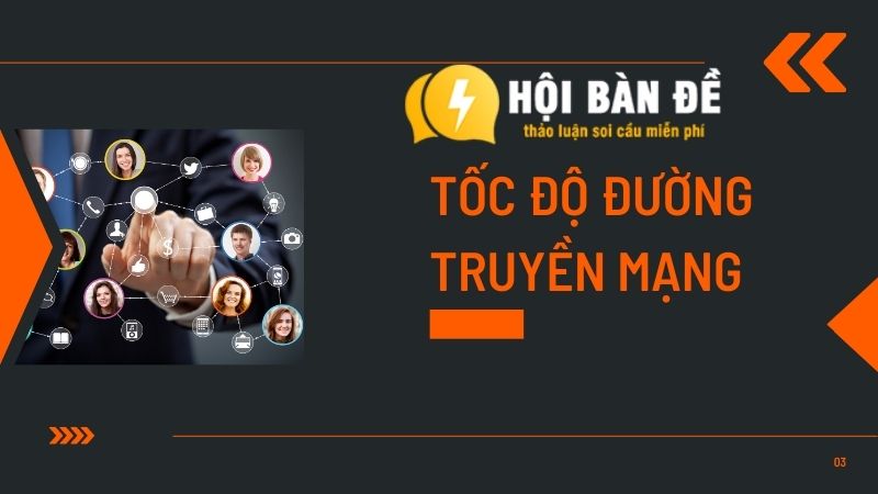 Tốc độ đường truyền mạng