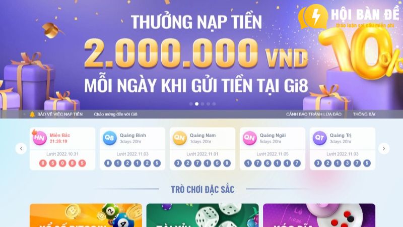 Lô đề Gi8 - Địa chỉ quay số lĩnh thưởng uy tín nhất năm