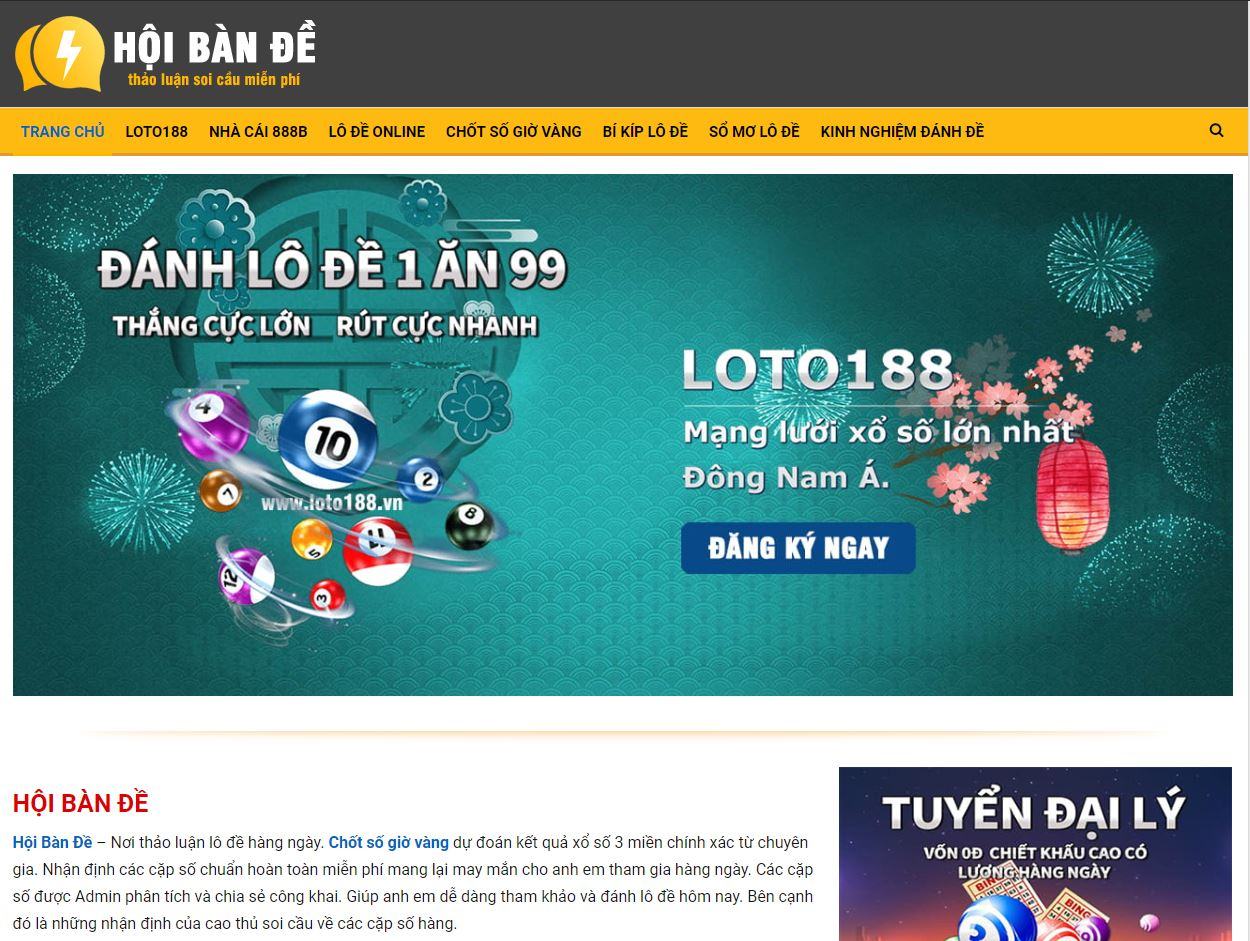 Sơ Đồ Trang Web lô đề online