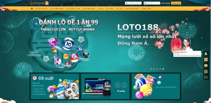 Loto188 sở hữu nhiều ưu điểm vượt trội mà ít nhà cái có được