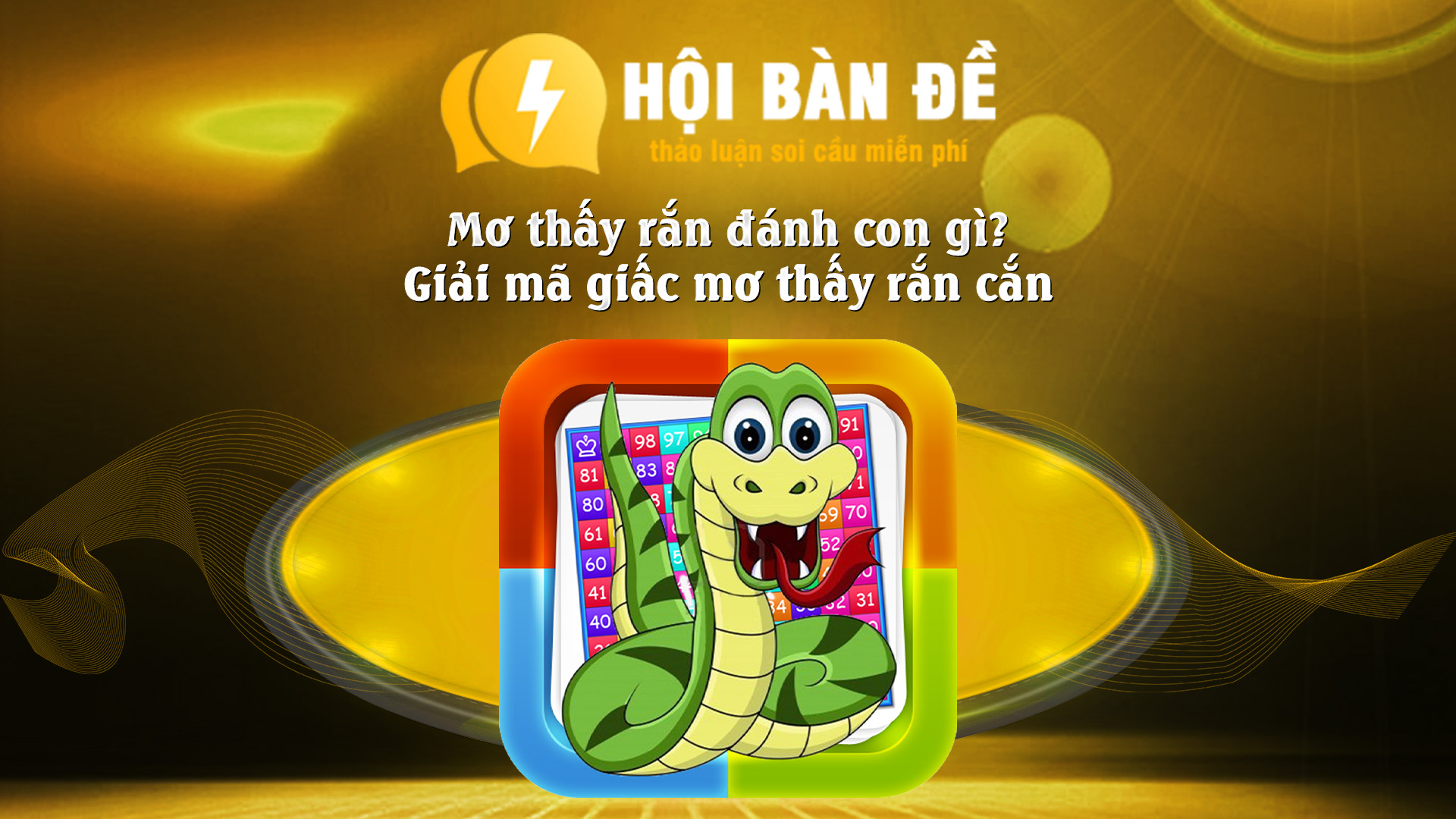 Mo Thay Ran Danh Con Gi Giai Ma Giac Mo Thay Ran Can